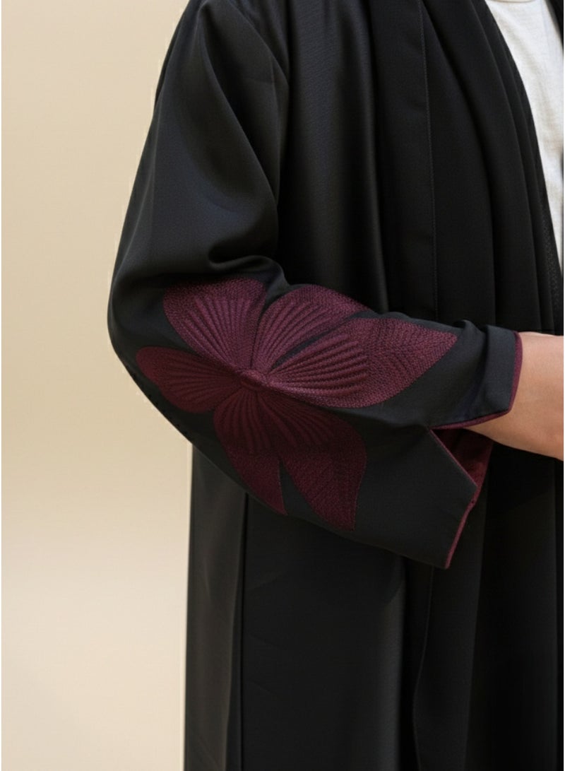 BHNS Abayas for school and abayas for the confusing age | Abaya for the confusing age and abaya for the confusing age | Colored abayas for the confusing age and abayas for the confusing age | Abaya for the confusing age and abayas for young ones | Small abayas for girls that suit every style | Abaya for short girls and abaya for short | Abaya for school and abayas for intermediate | Abaya for secondary and abaya for university | Fancy elegant soft luxurious abayas | Abaya of the trend Gulf bisht black | Abayas for teenage girls and for teenagers suitable for middle school - Image 5